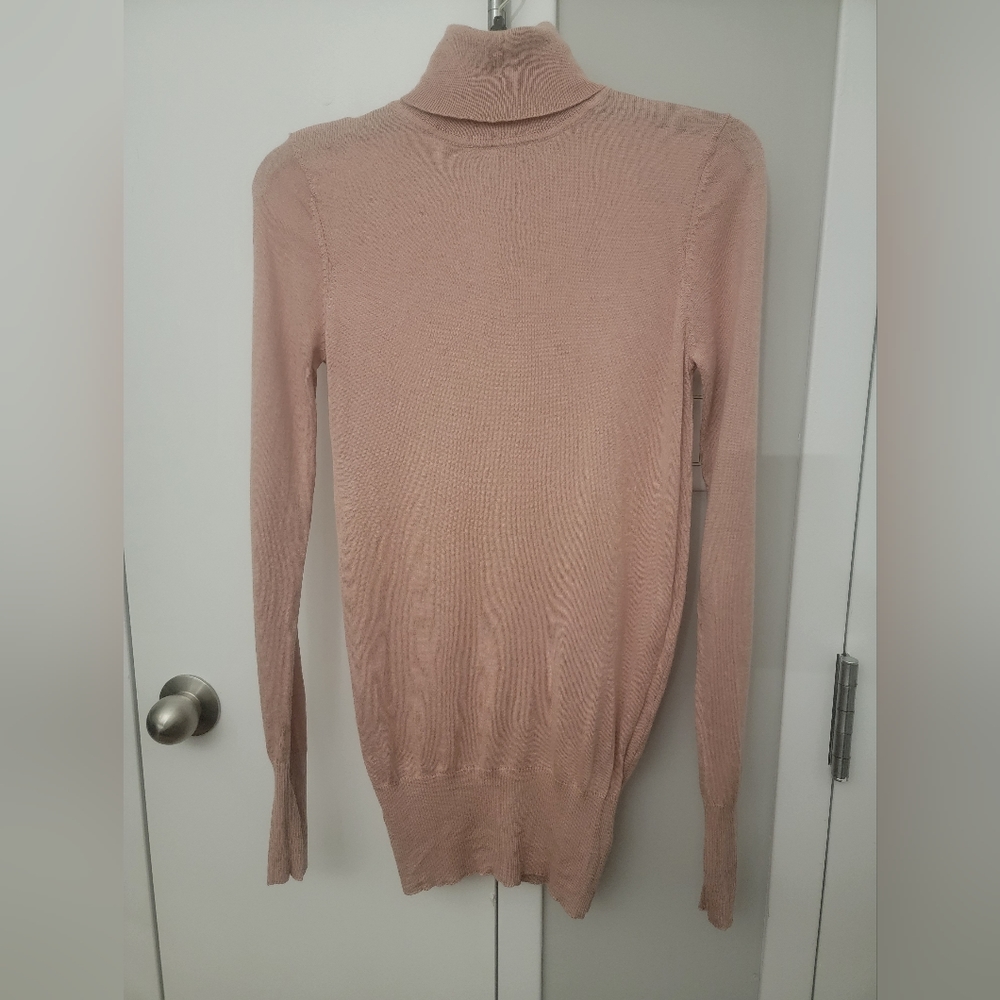 Pre-loved Guess Turtleneck Sweater, Light Pink, XS